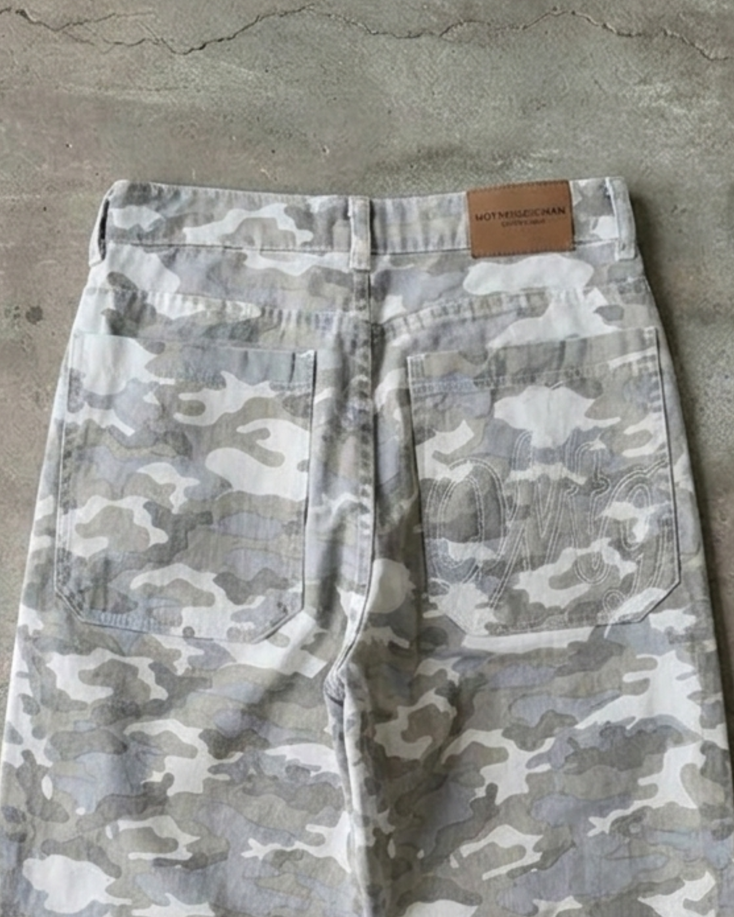 Jean Balloom Camuflado Blanco