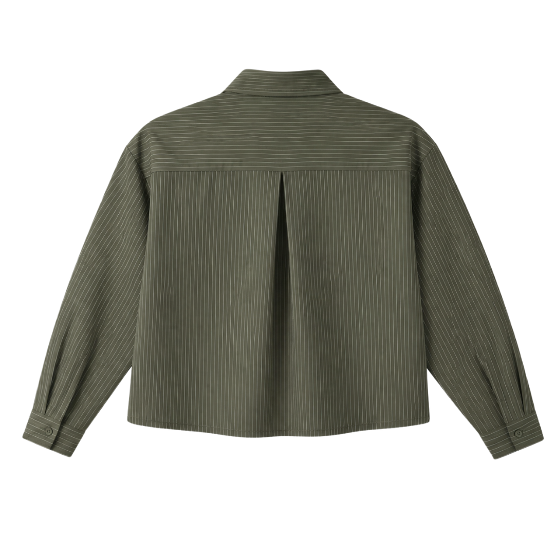Camisa Mónaco Verde Manga Larga