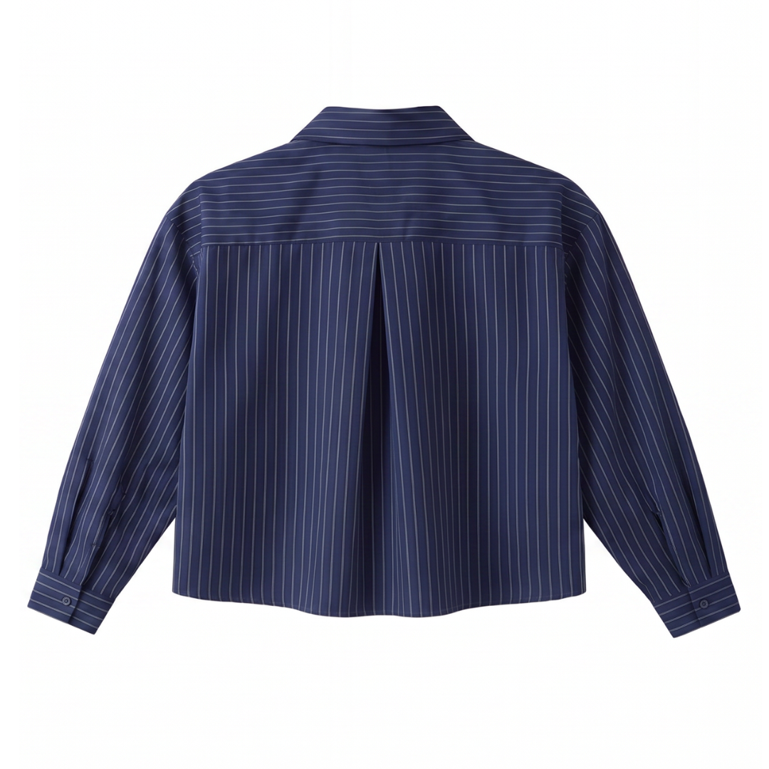Camisa Mónaco Azul Manga Larga