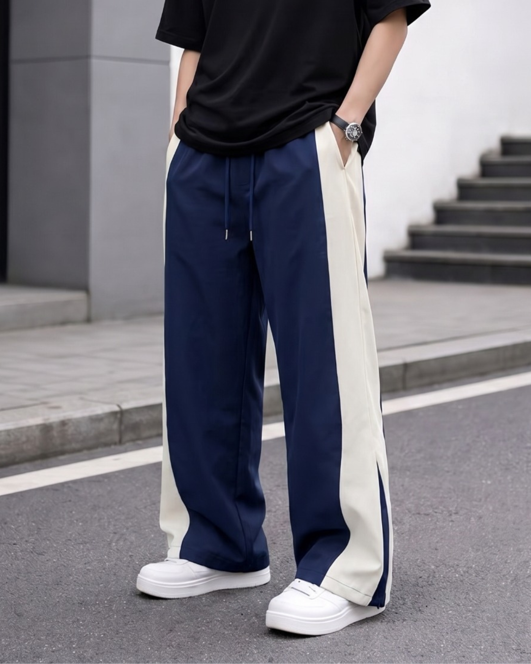 Trackpant Azul - franja
