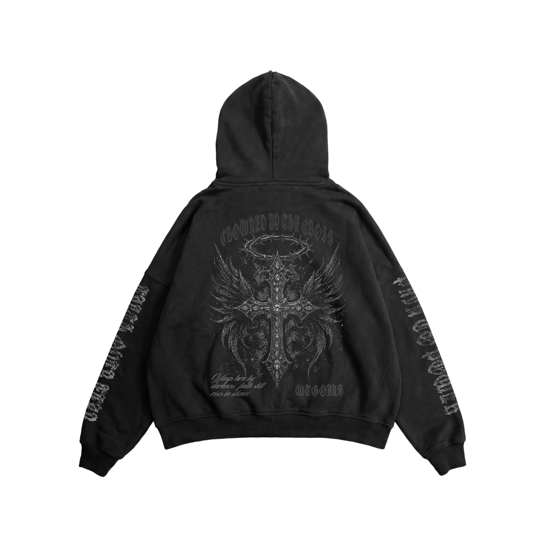 ZIP HOODIE CROSS & WINGS