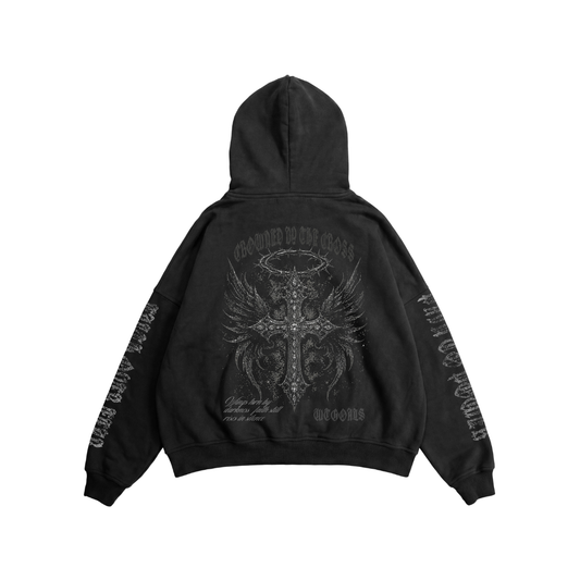 ZIP HOODIE CROSS & WINGS