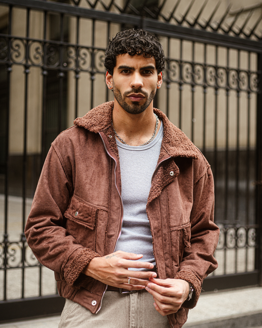 LUCKY JACKET MARRÓN