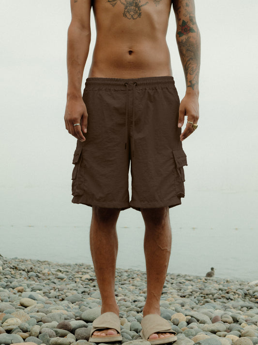 Short Cargo Marrón