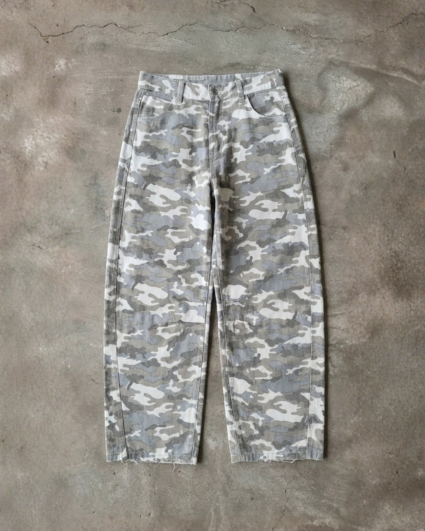 Jean Balloom Camuflado Blanco