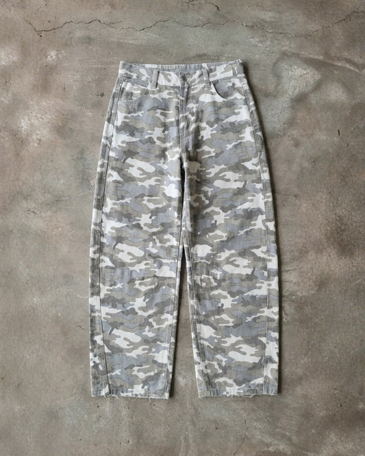 Jean Balloom Camuflado Blanco