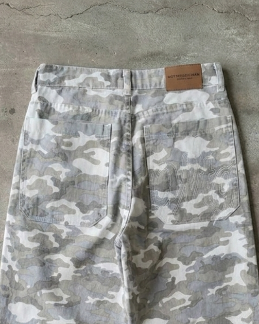 Jean Balloom Camuflado Blanco