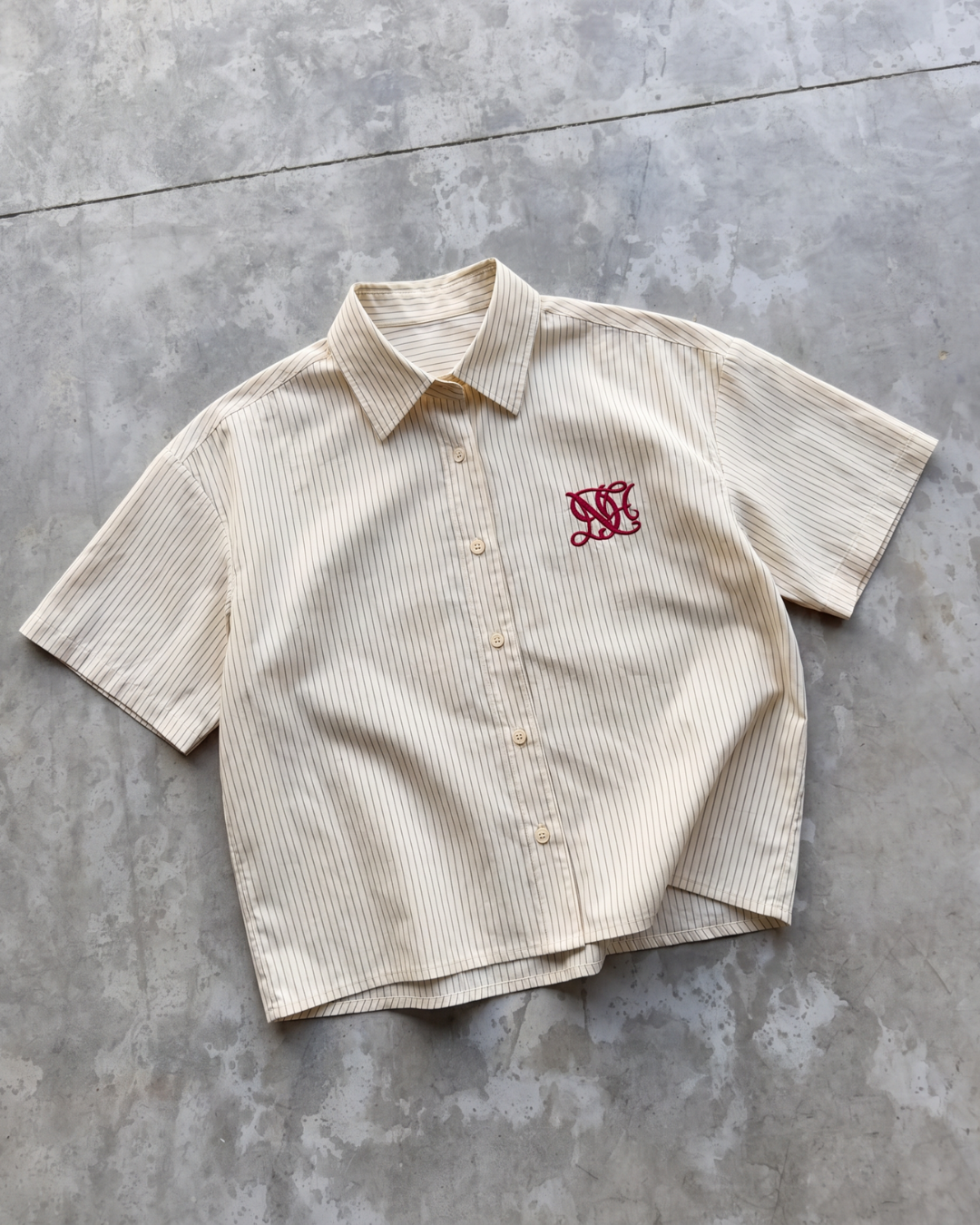 Camisa Mónaco Amarillo Manga Corta