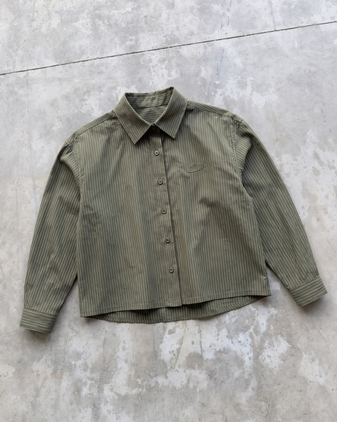 Camisa Mónaco Verde Manga Larga
