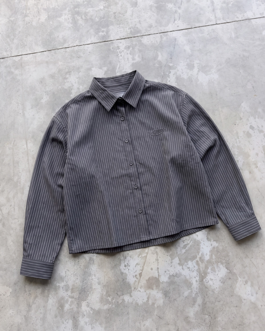Camisa Mónaco Plomo Manga Larga
