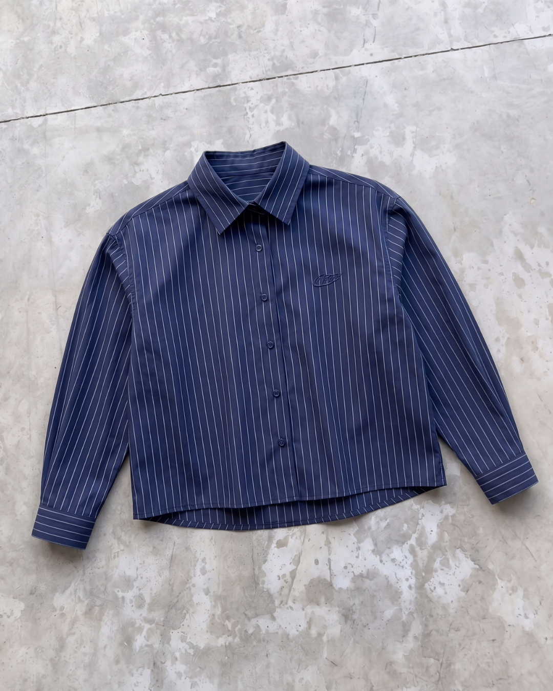Camisa Mónaco Azul Manga Larga