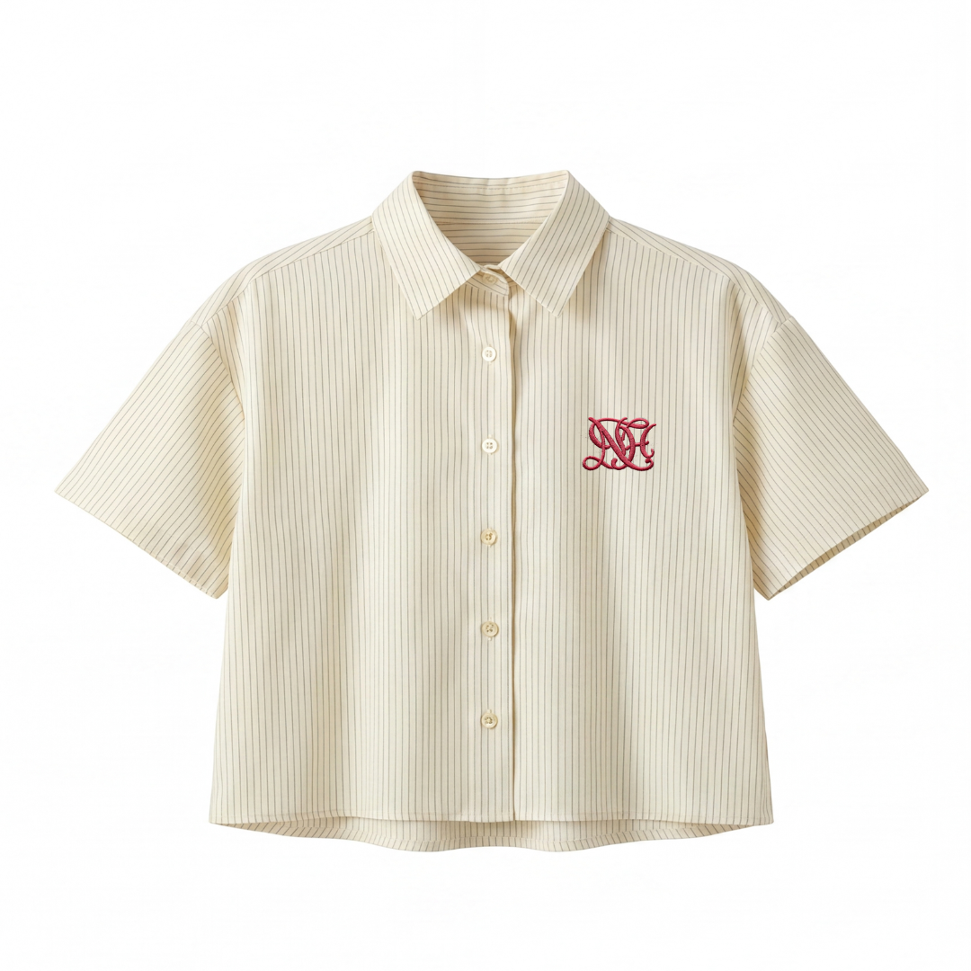 Camisa Mónaco Amarillo Manga Corta