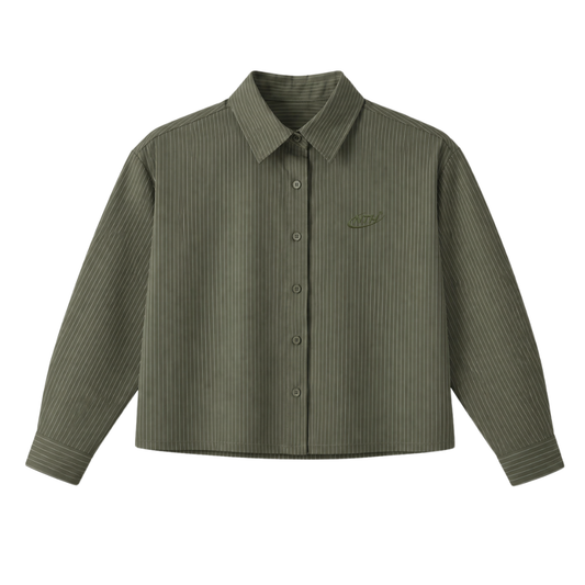 Camisa Mónaco Verde Manga Larga