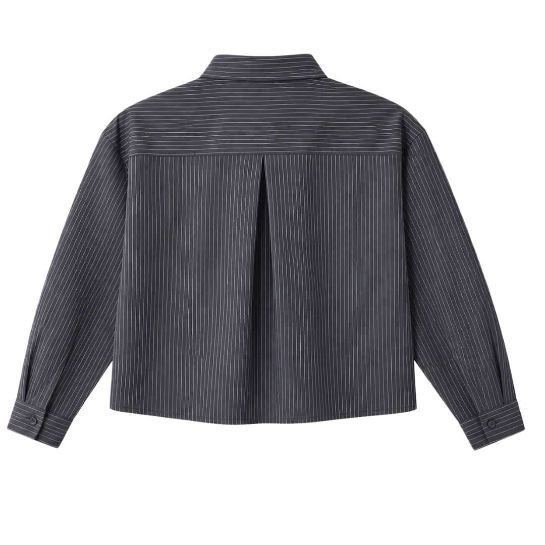 Camisa Mónaco Plomo Manga Larga