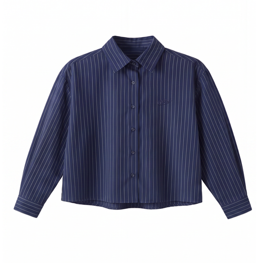 Camisa Mónaco Azul Manga Larga