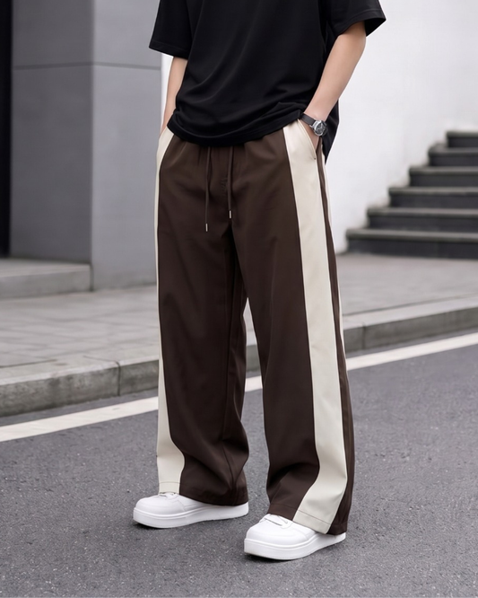 Trackpant Marron - franja
